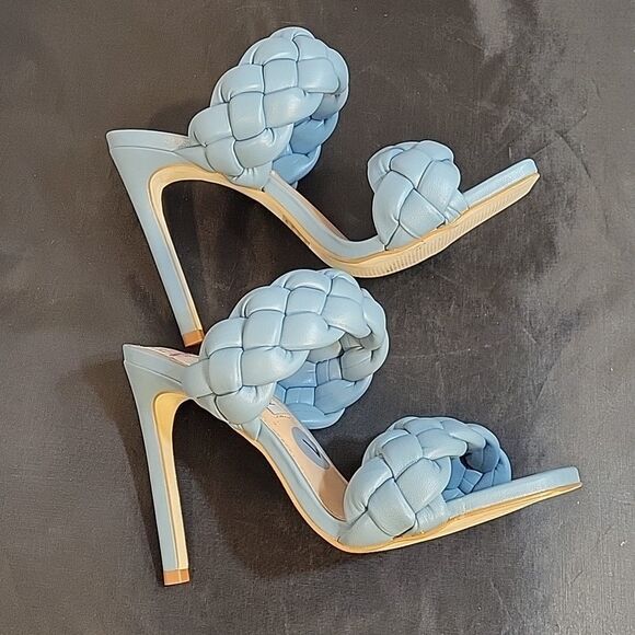 BRAND NEW STEVE MADDEN WOMEN"S CHUNKY BRAIDED STRAP DETAILS KENLEY HEELE… - Picture 6 of 14